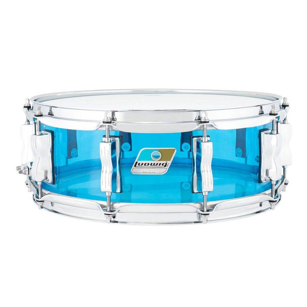 Ludwig Vistalite Snare Drum 14x5 — Blue