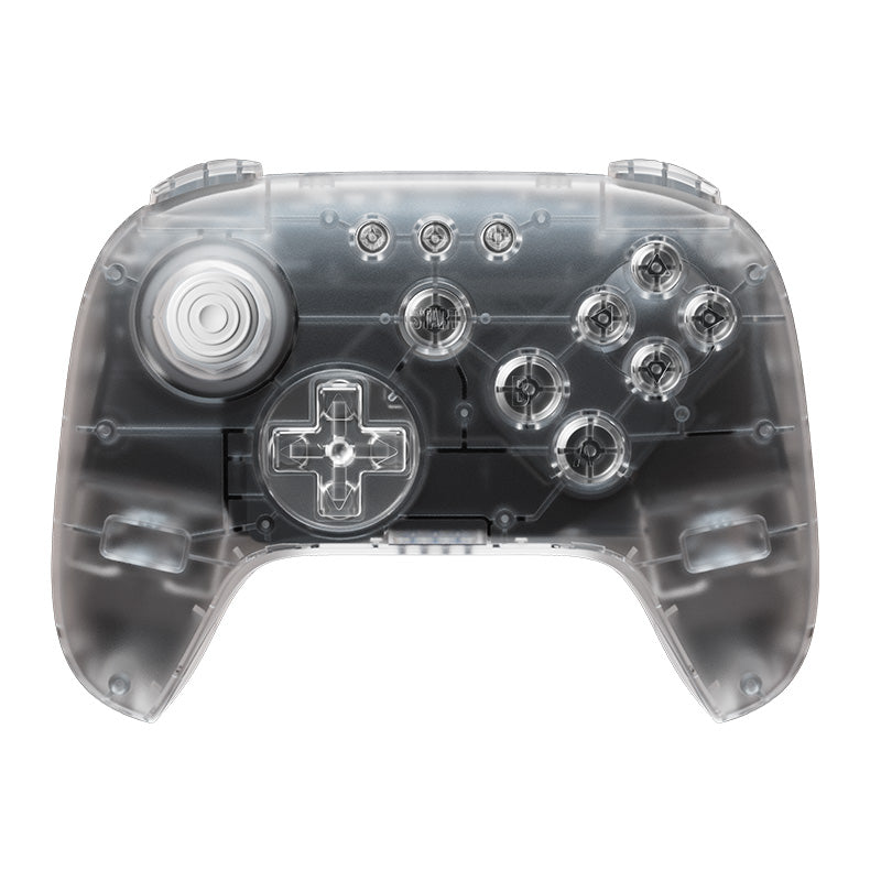 8BitDo 64 Bluetooth Controller Funtastic Clear in translucent clear