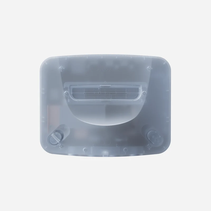 Analogue 3D console in translucent frosted Glacier clear
