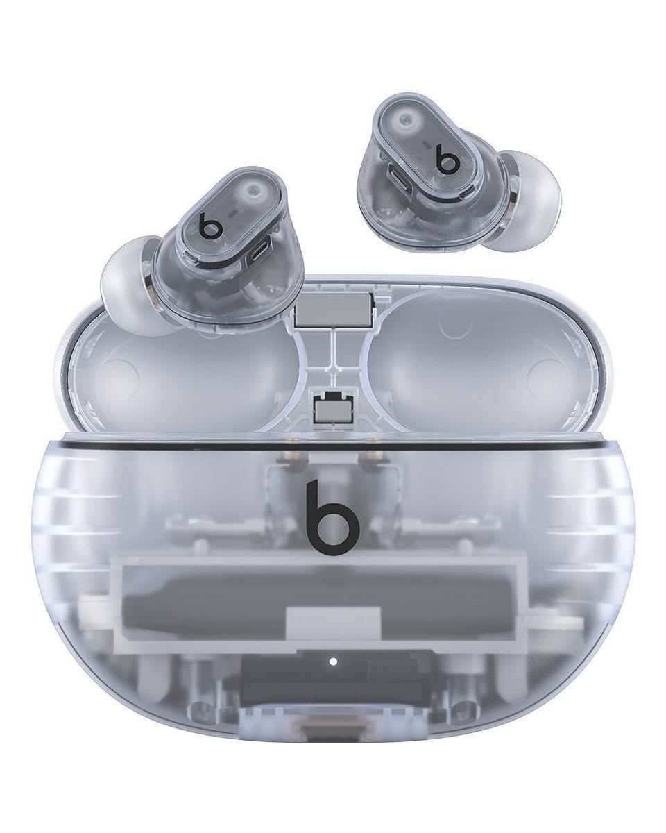 Beats Studio Buds + True Wireless Bluetooth Noise Cancelling Earbuds — Transparent