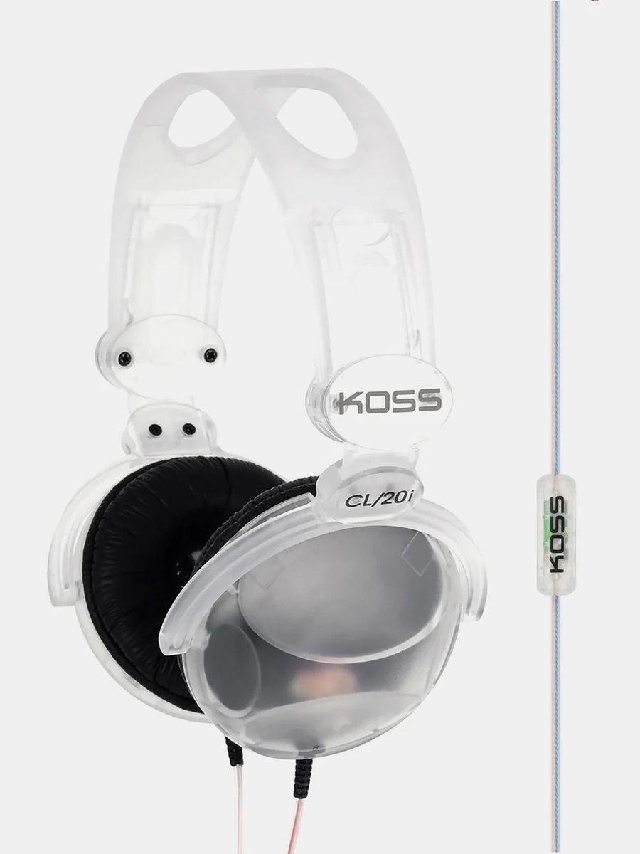 CL-20i On Ear Headphones — Clear