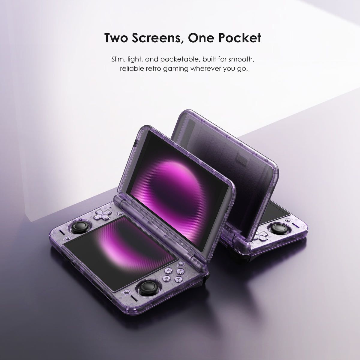 Retroid Pocket Duo - Clear Purple