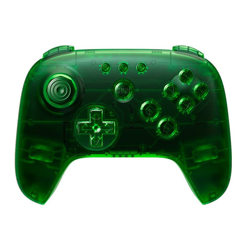 8BitDo 64 Bluetooth Controller Funtastic Jungle in translucent green