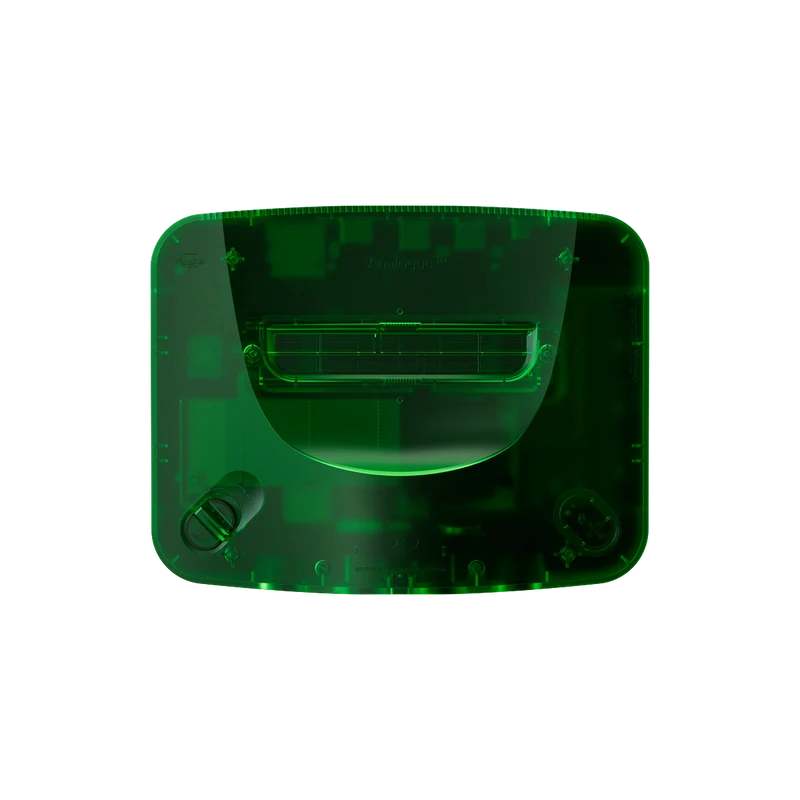 Analogue 3D console in translucent Jungle Green