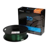 Inland translucent green PETG+ 3D printer filament spool