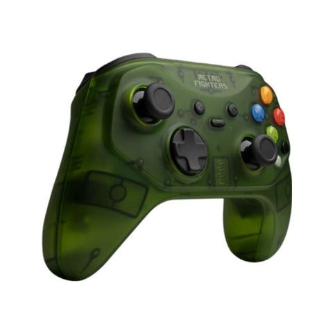 Retro Fighters Hunter controller in transparent green
