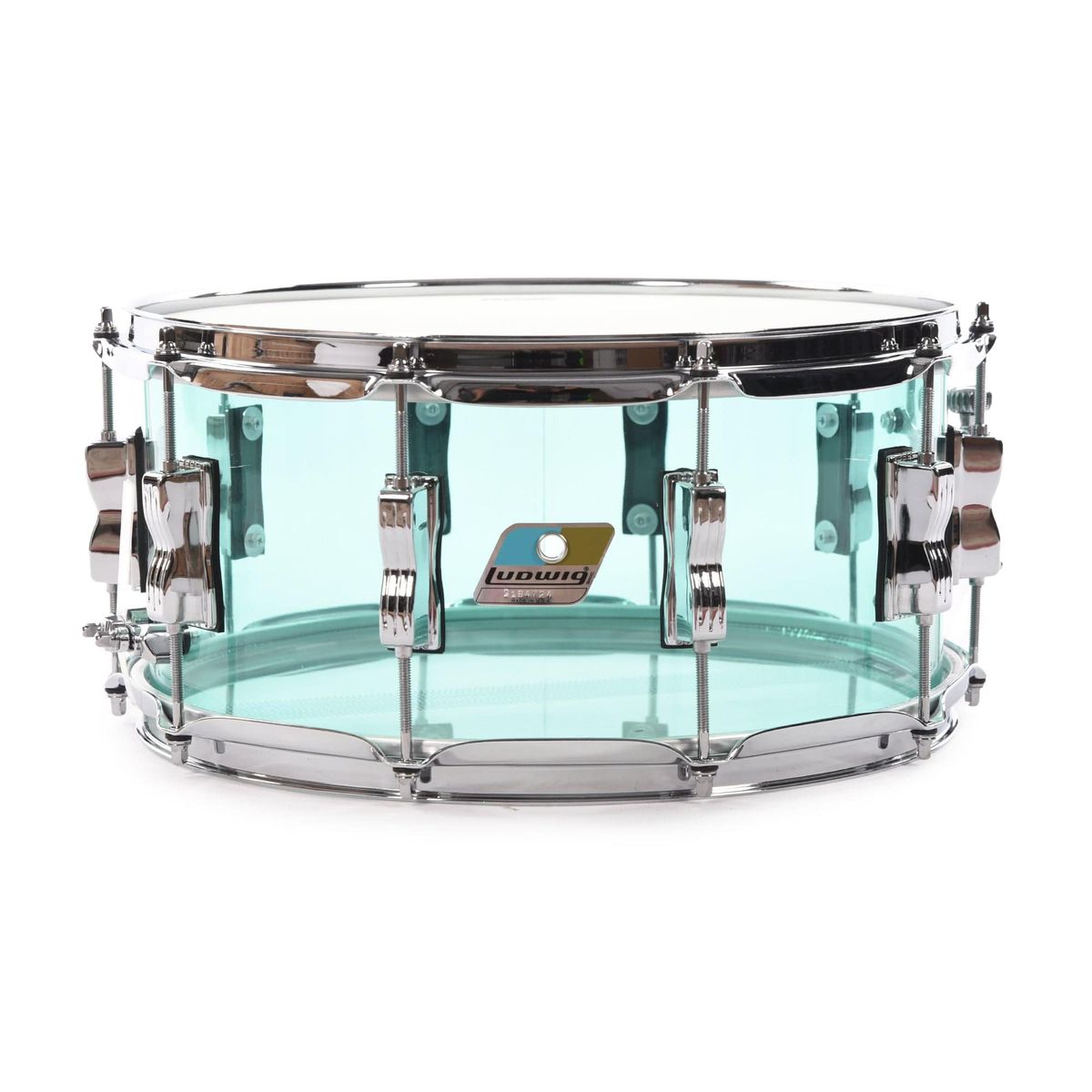 Ludwig 6.5x14 Vistalite Snare Drum — Coke Bottle Green