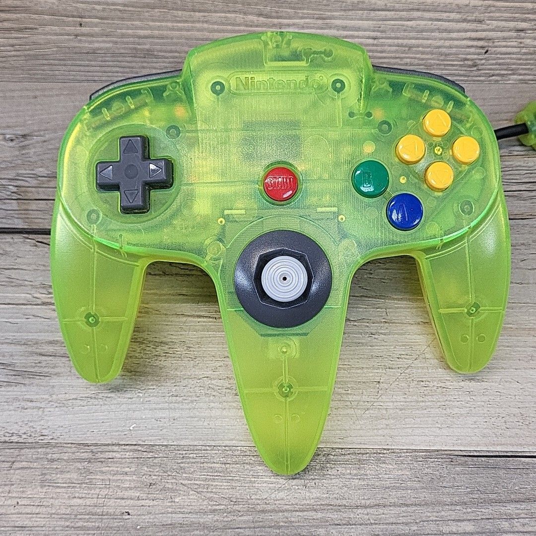 Authentic Nintendo 64 Extreme Green controller