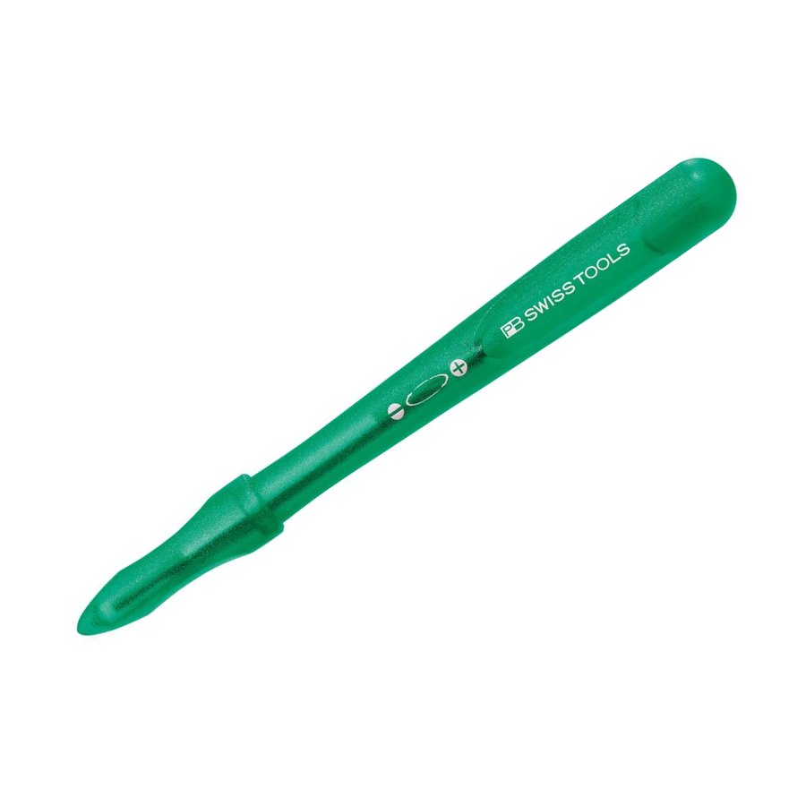 PB Swiss Tools Insider Pen pocket tool with pearly translucent green handle