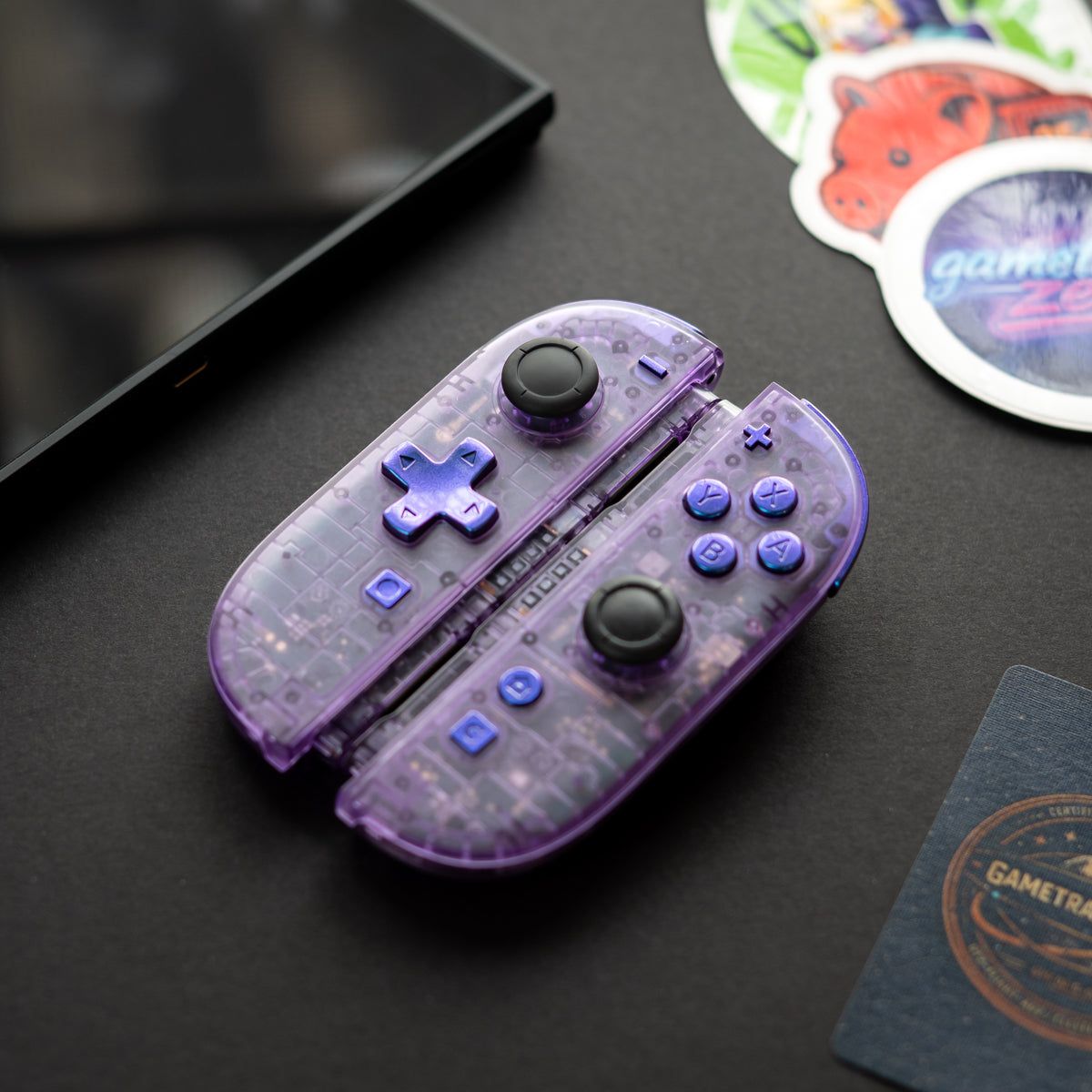 Atomic Purple Retro-Futuristic Joy-Con controllers for Nintendo Switch 2