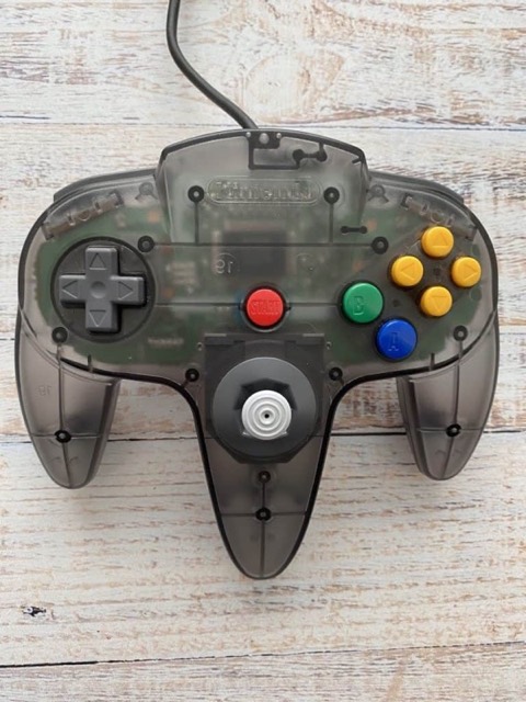 Original Smoke Black N64 controller