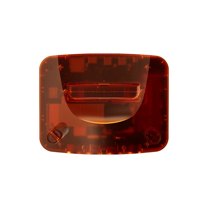 Analogue 3D console in translucent Fire Orange