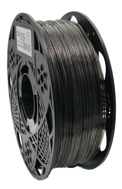 Atomic Filament Smoke Black PETG PRO — Translucent Smoke filament spool