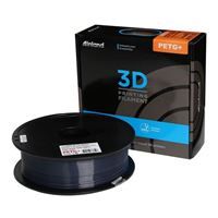 Inland translucent smoke-gray PETG+ 3D printer filament spool