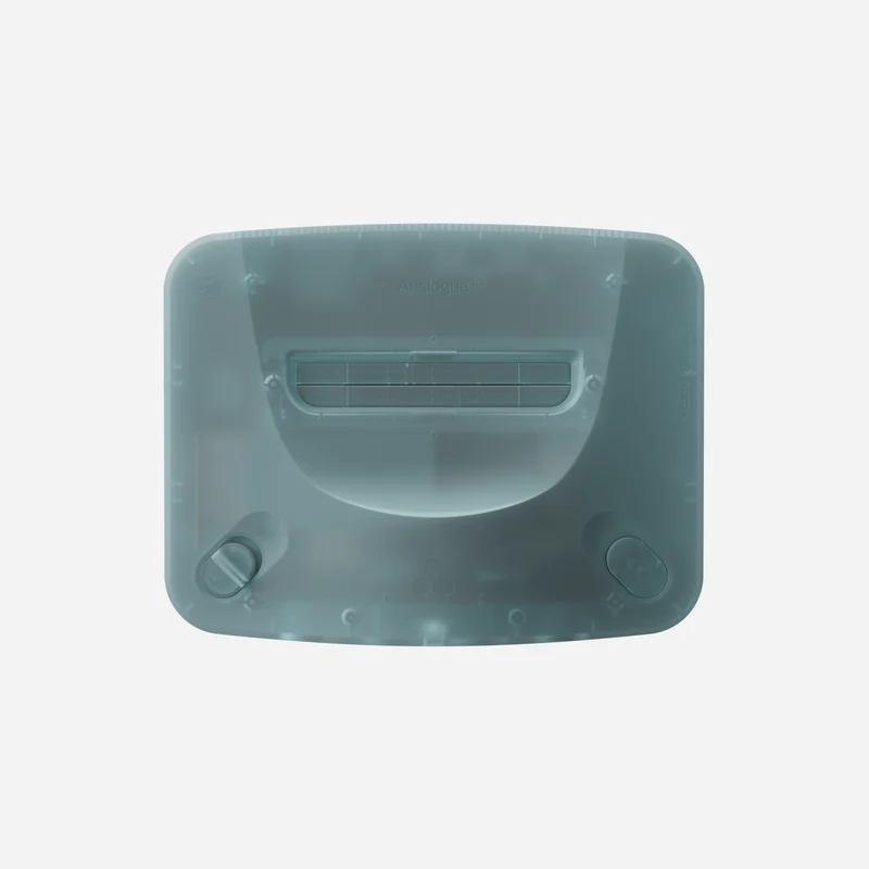 Analogue 3D console in translucent frosted Ghost blue-gray