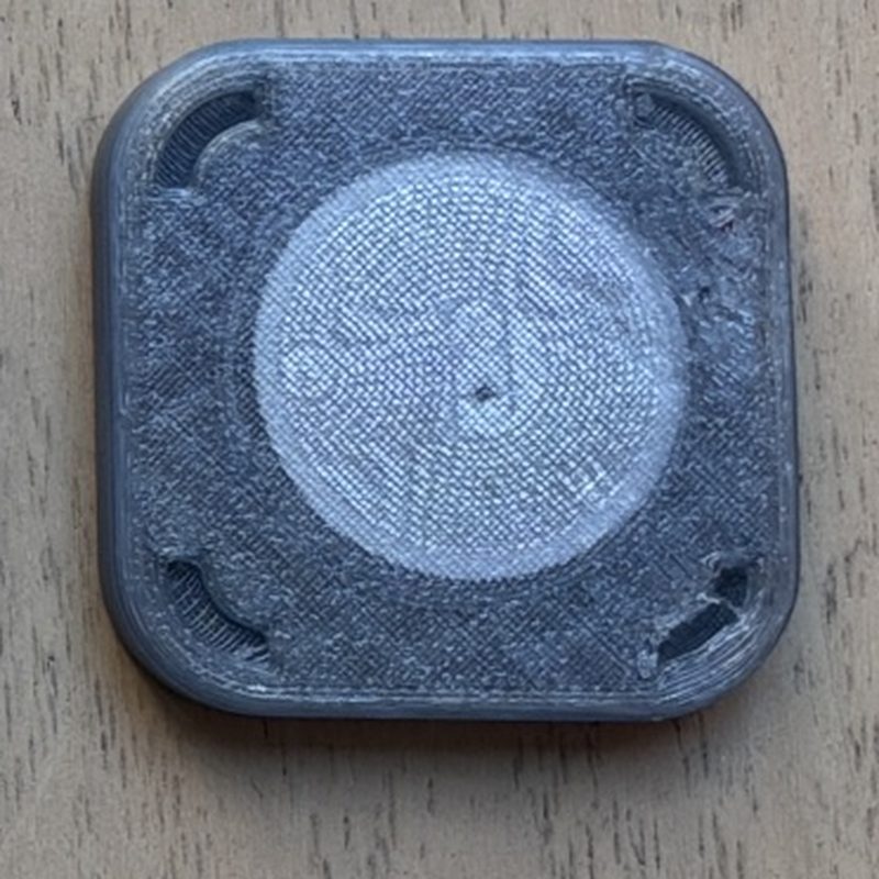 Handmade translucent smoke 3D-printed NFC tag
