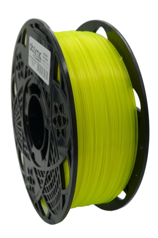 Atomic Filament Neon Yellow PCTG PRO — Translucent, UV Reactive